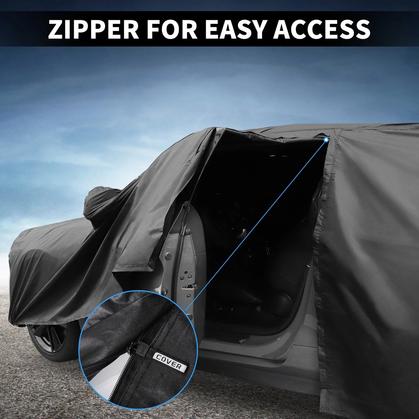Waterproof Aluminum Film Car Cover for Hyundai Palisade (2020-2023)
