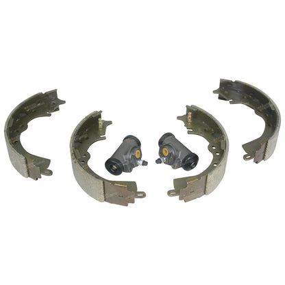 4x Rear Brake Shoes + 2x Wheel Cylinders for Hilux GGN15 KUN16 TGN16 (2005-14)