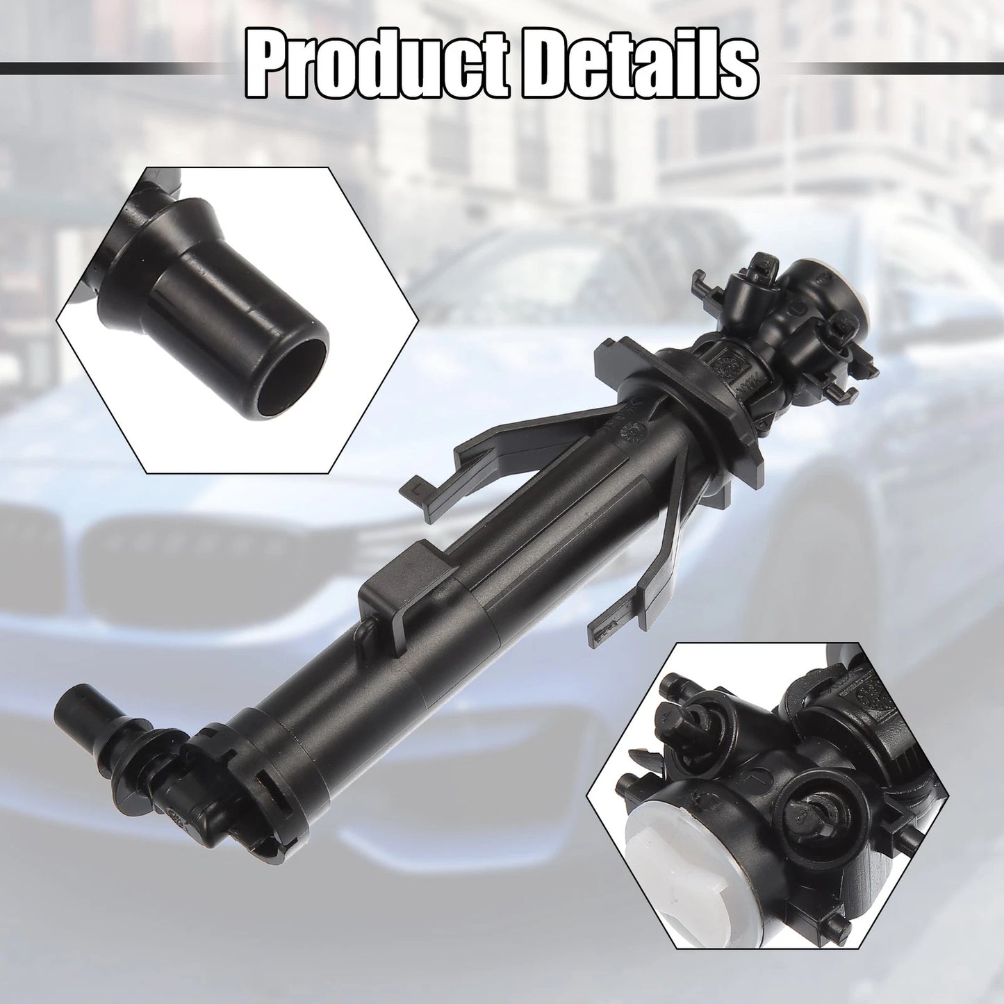 Front Left Headlight Washer Nozzle Jet 5G0955965 for Volkswagen Golf (2015–2021)