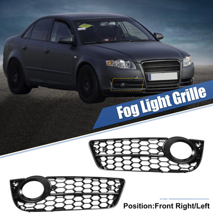 Pair Fog Light Grille Covers for Audi A5 (2008–2021) 8T0807682