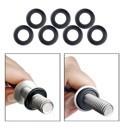 50 Pcs Rubber Oil Drain Plug Gasket Washers for Buick Chevrolet (M12)