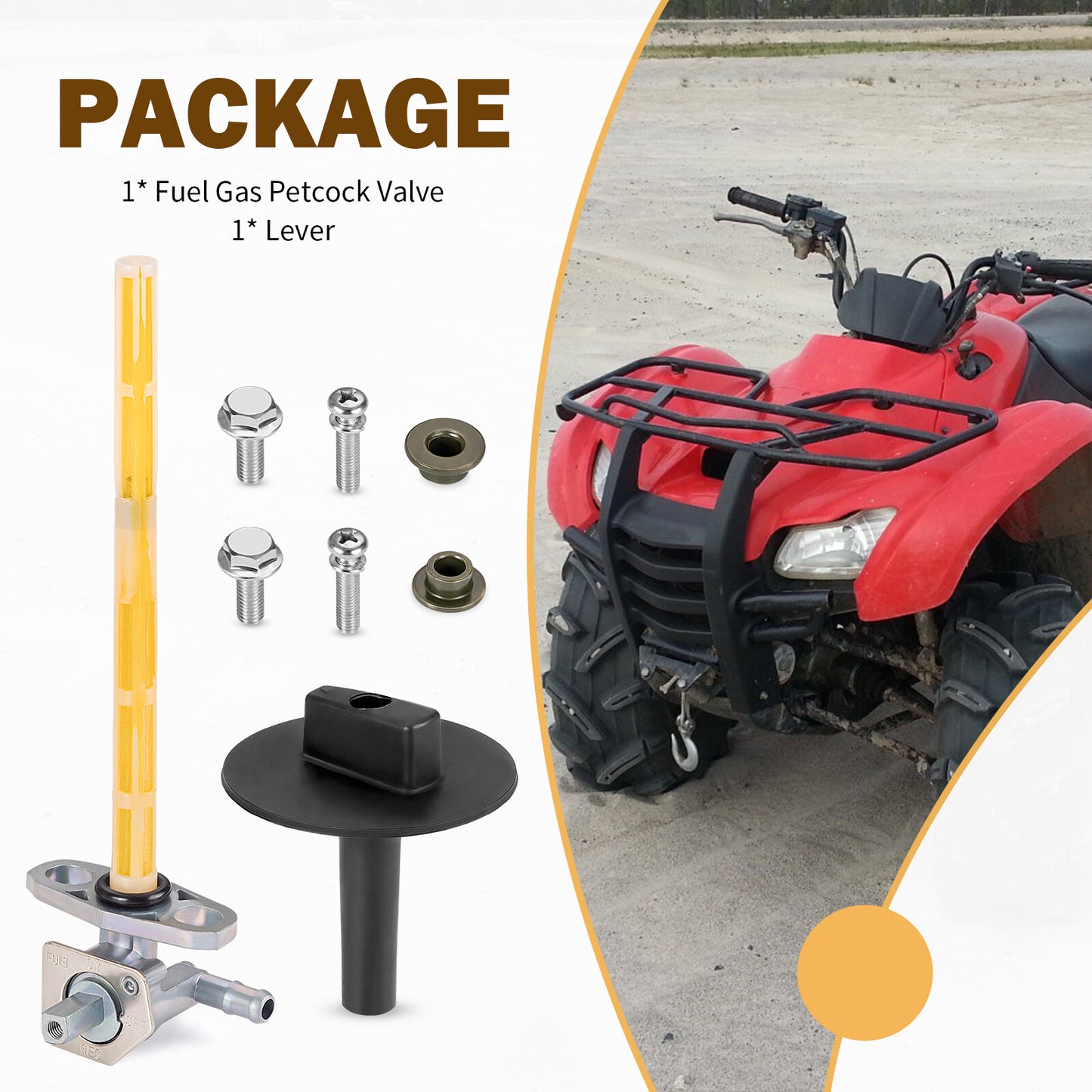 Fuel Petcock for Honda Rancher 420 TRX420 (2009–2014)