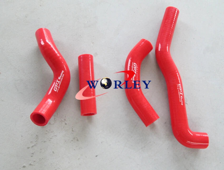 Silicone Radiator Hose for Kawasaki KX250 (1988–1989) - Blue