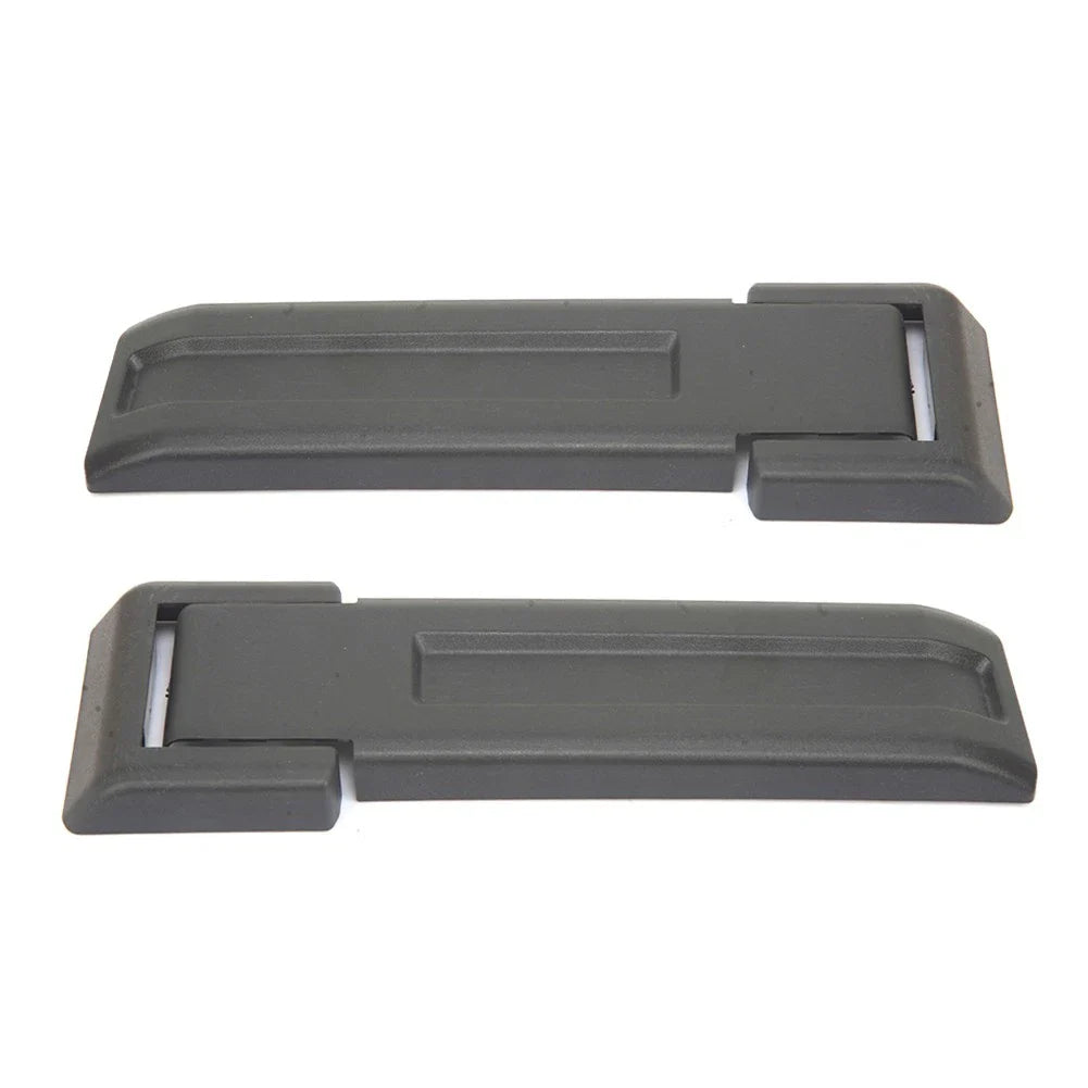 Upper Rear Tailgate Hinge Covers Black for Jeep Wrangler JK (2007-2018)