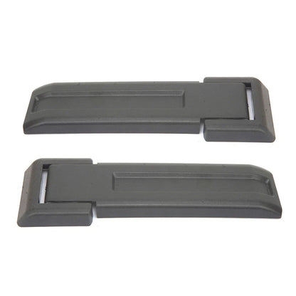 Upper Rear Tailgate Hinge Covers Black for Jeep Wrangler JK (2007-2018)