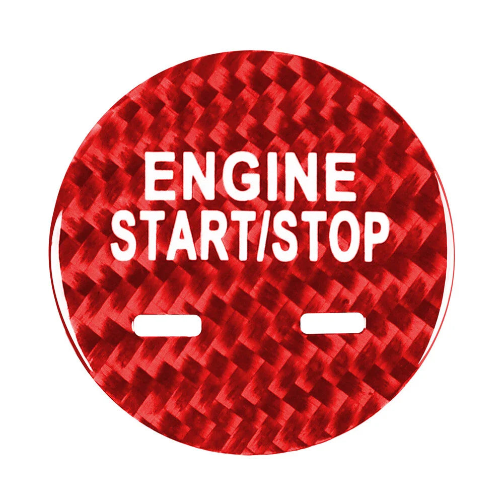 Red Engine Start Stop Button Trim for Cadillac XTS XT5 CT6 SRX CTS (2013-2020)