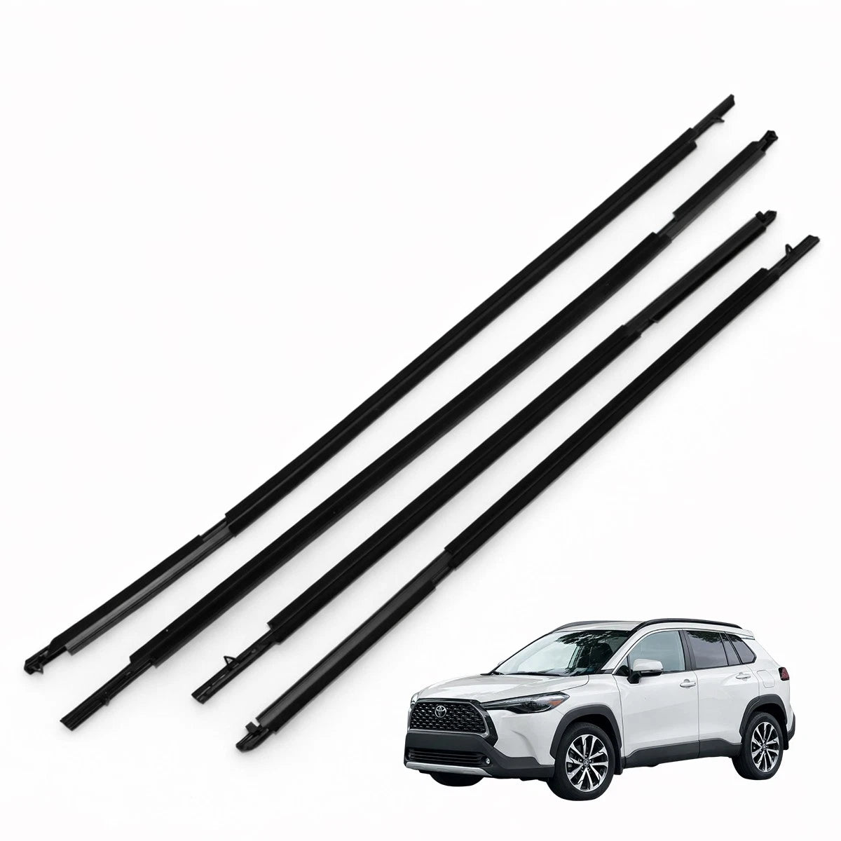 Door Belt Moulding Set for Toyota Corolla Cross (2021–2023)
