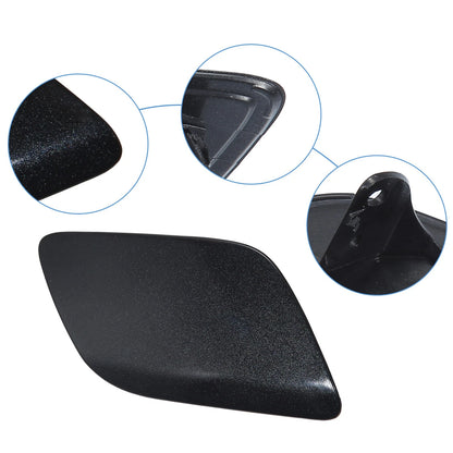 Front Right Headlight Washer Nozzle Cover Cap for Audi Q7 (2007–2015) Gloss Black