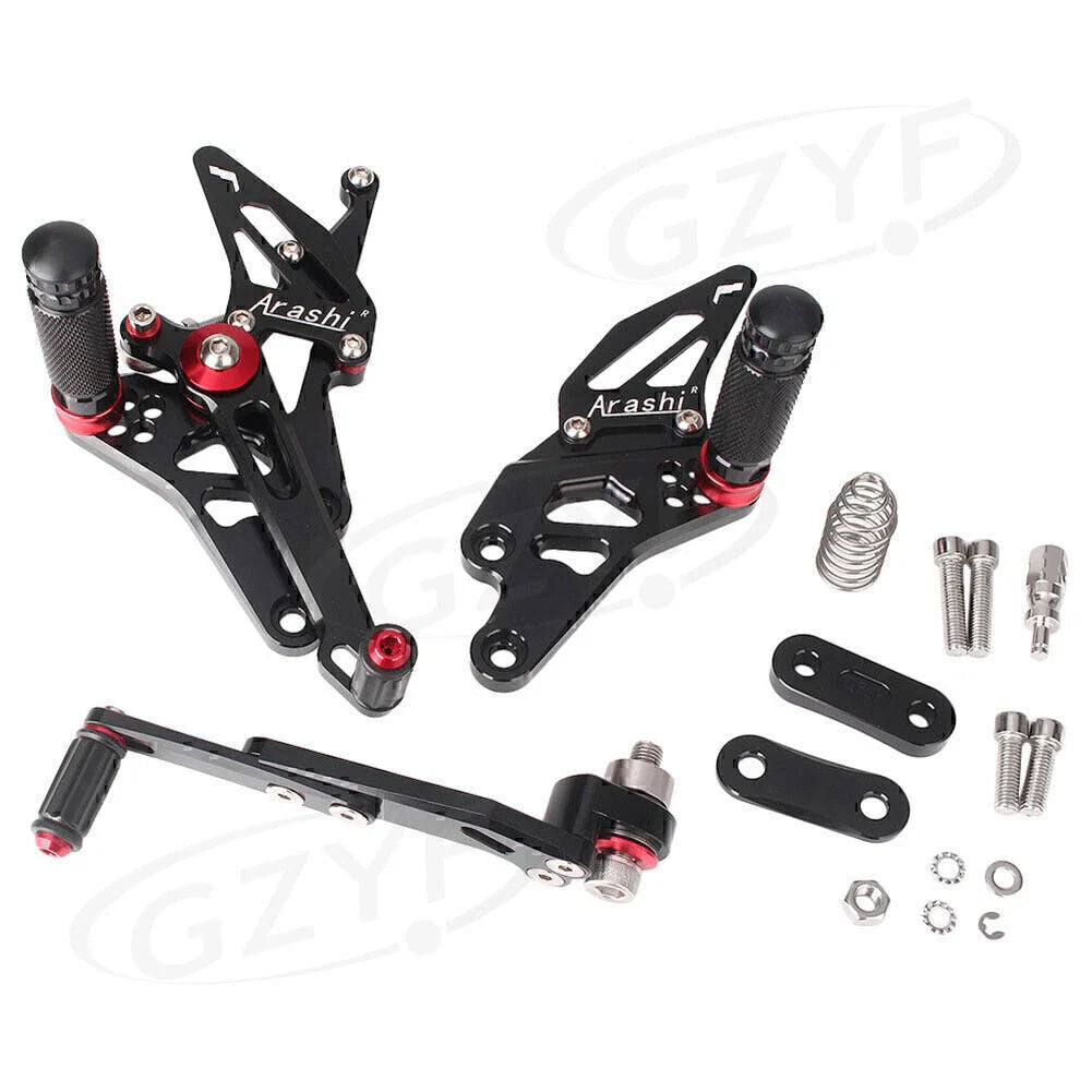 Adjustable Rearset Footrest Pegs for Suzuki GSXR1000 (2009-2016)