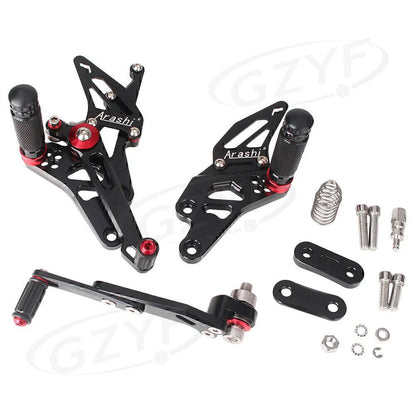 Adjustable Rearset Footrest Pegs for Suzuki GSXR1000 (2009-2016)