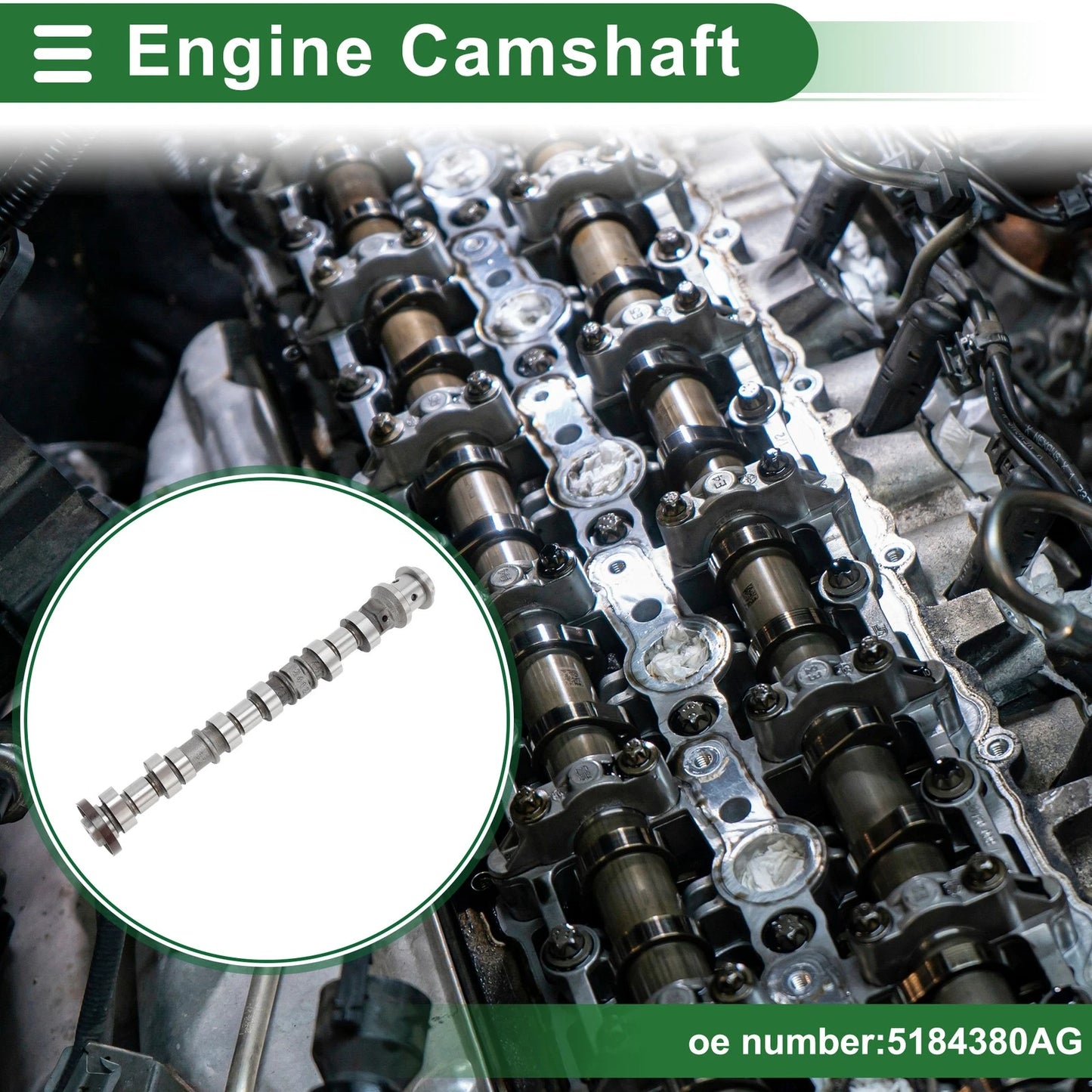 Intake Engine Camshaft for Chrysler 300 (2011–2022) OE 5184380AG