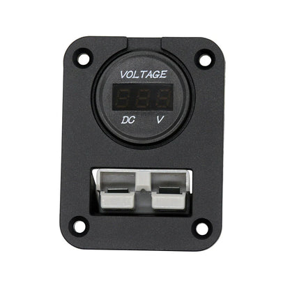 50 Amp Plug Socket w/ Voltmeter for Anderson Caravan Boat Camper