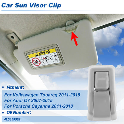 Sun Visor Clip for Volkswagen Touareg (2011–2018) & Audi Q7 (2007–2015) 4L0859562