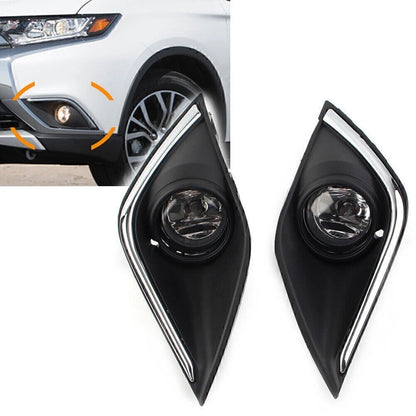 Pair Fog Lights for Mitsubishi Outlander (2016–2019) - Harness & Switch