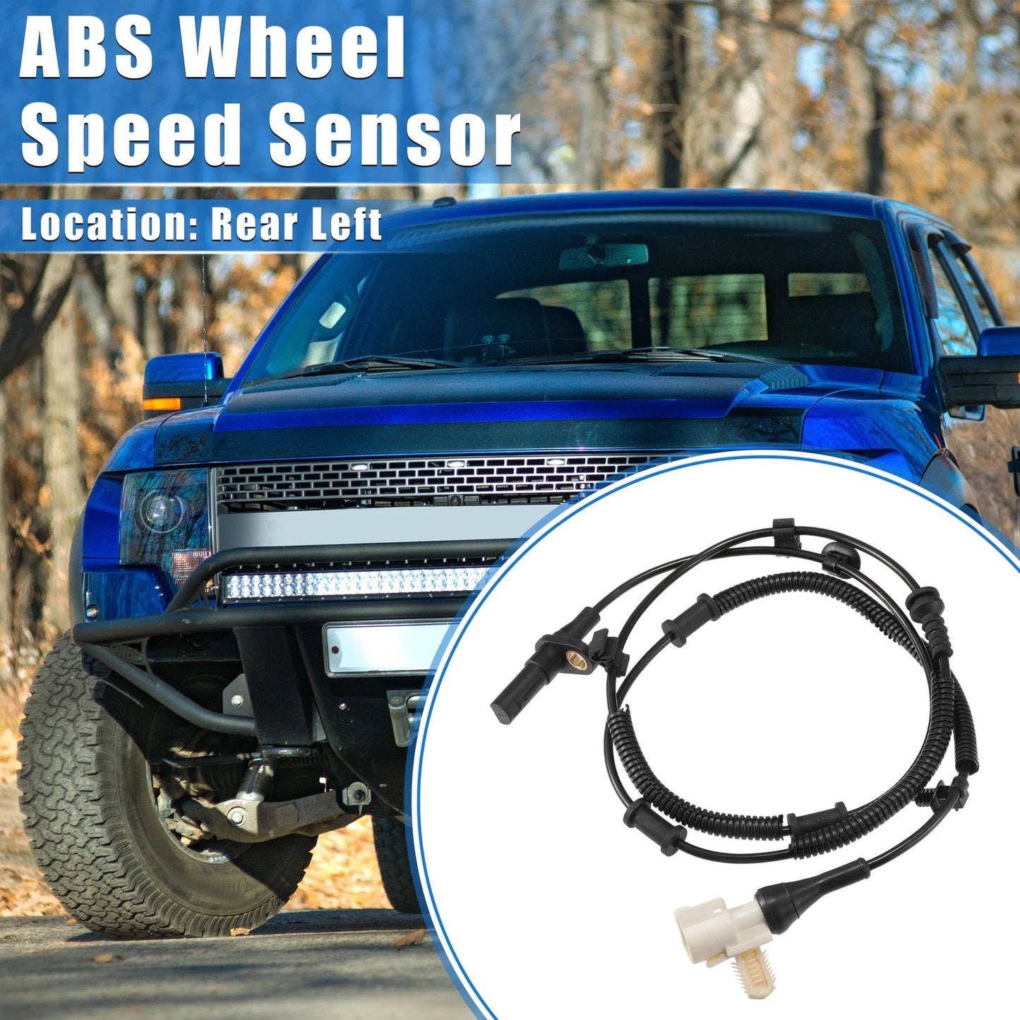 ABS Wheel Speed Sensor for Ford F150 Pickup (2009–2010) 4.6L Rear Left