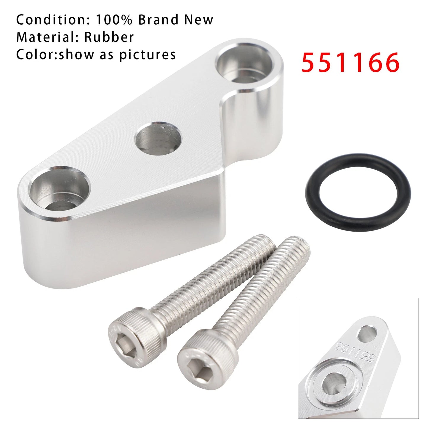 Oil Pressure Sensor Adapter Port 551166 for Gen 5 LT Valley Pan (2014–2023)