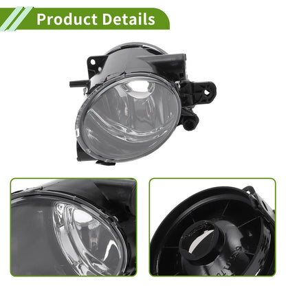 1 Pc Fog Light Grill for Volvo S80 (2007–2013) No. 31213102 Clear