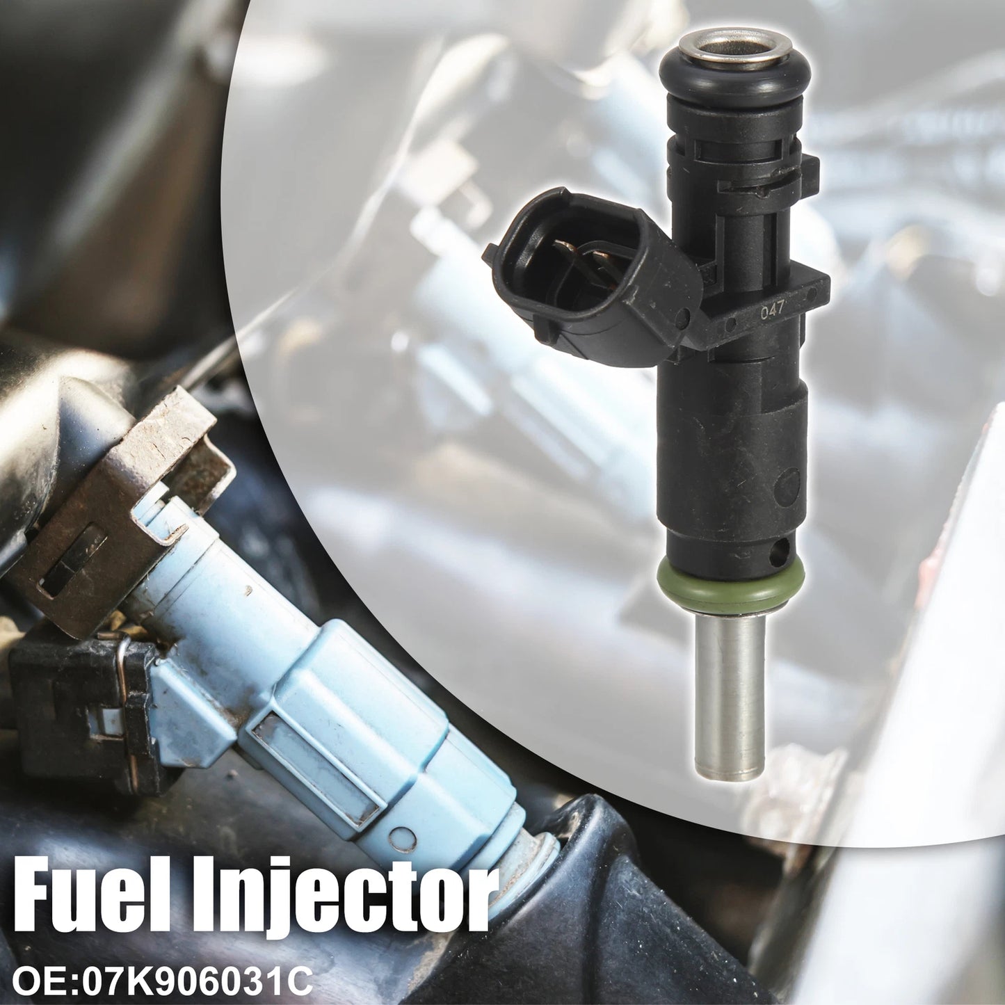 Fuel Injector Nozzle 07K906031C for VW Beetle Jetta 2.5L (2006–2014)