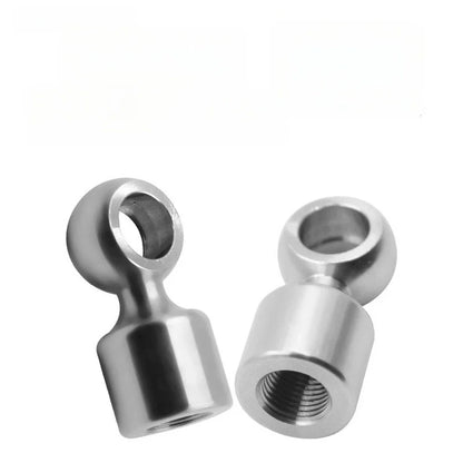 Oil Pipe Extension 3.5cm Stainless Steel 304 Secure Threads for Motorcycle