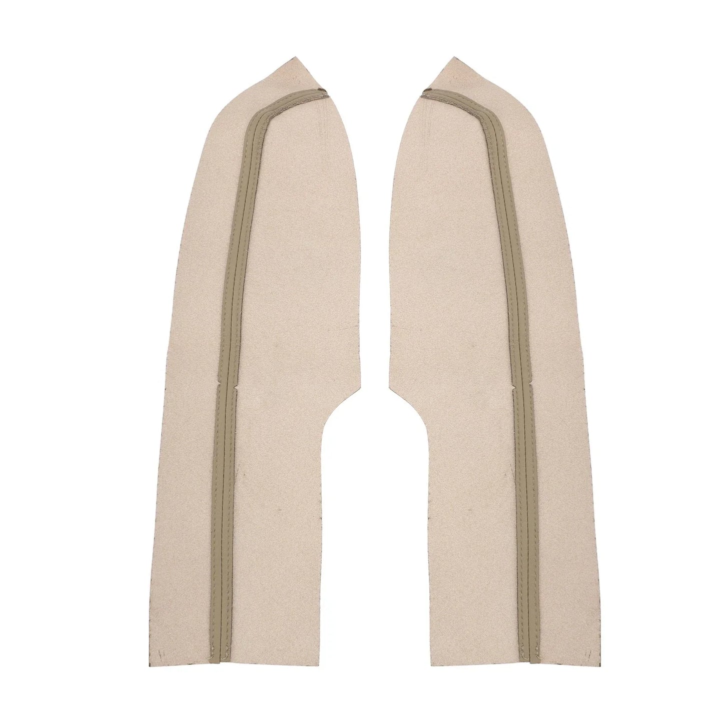 Front Door Panels Armrest Covers 2 x Beige for Honda Civic Sedan (2006-2011)
