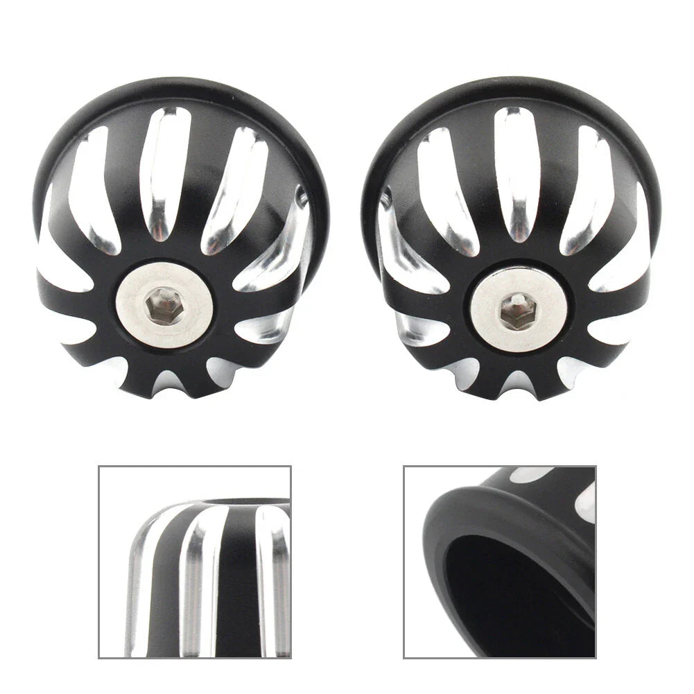 Handlebar Bar End Plug Caps for Triumph Street Speed Twin T120 T100 (2016-2022)