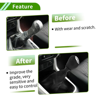 6 Speed Manual Gear Shifter Knob with Cover for Fiat Talento (2016–2023)