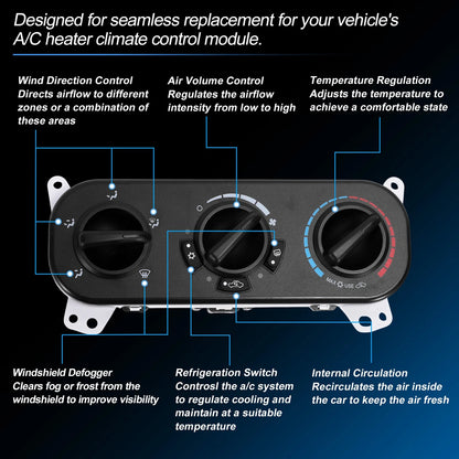 A/C Heater Climate Control Switch Module for Dodge Caliber (2007–2012) No. 55111874AC