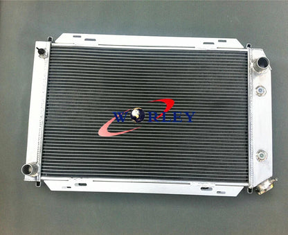 Aluminum Radiator & Fan for Ford Mustang 2.3L/I4 5.0L/V8 (1979-1993)