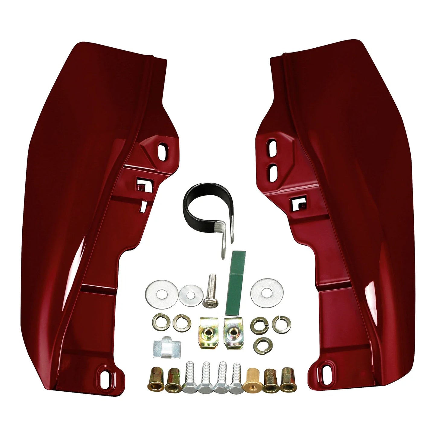Mid Frame Deflectors for Harley Touring Road Glide (2009-2023) Billiard Red