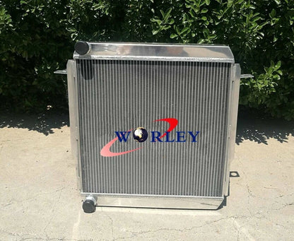 Aluminum Radiator with Fan for Toyota Land Cruiser BJ70 BJ73 (1984–1990)