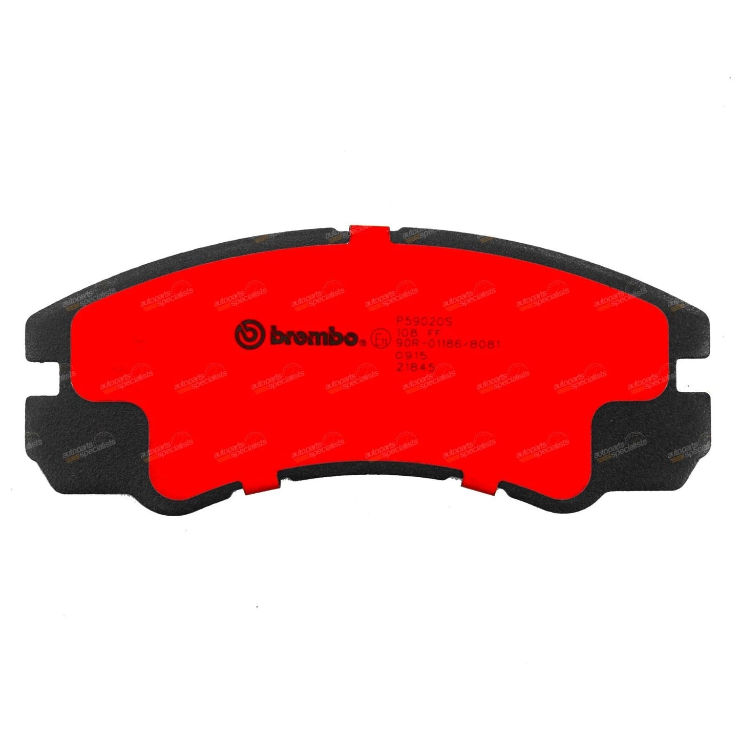 Set of 4 Brembo Front Disc Brake Pads for Holden Rodeo (1991–2003)