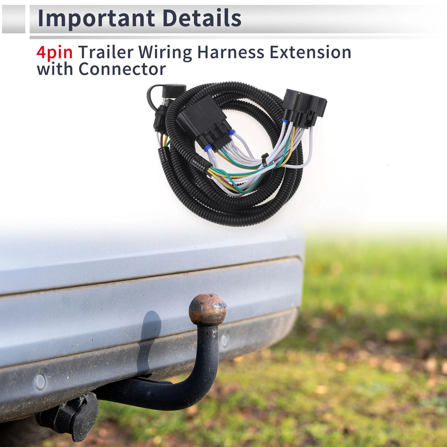 4 Pins Trailer Wiring Connector for Ford Explorer (2019)