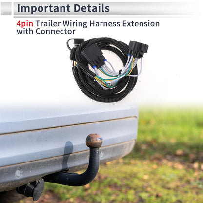 4 Pins Trailer Wiring Connector for Ford Explorer (2019)