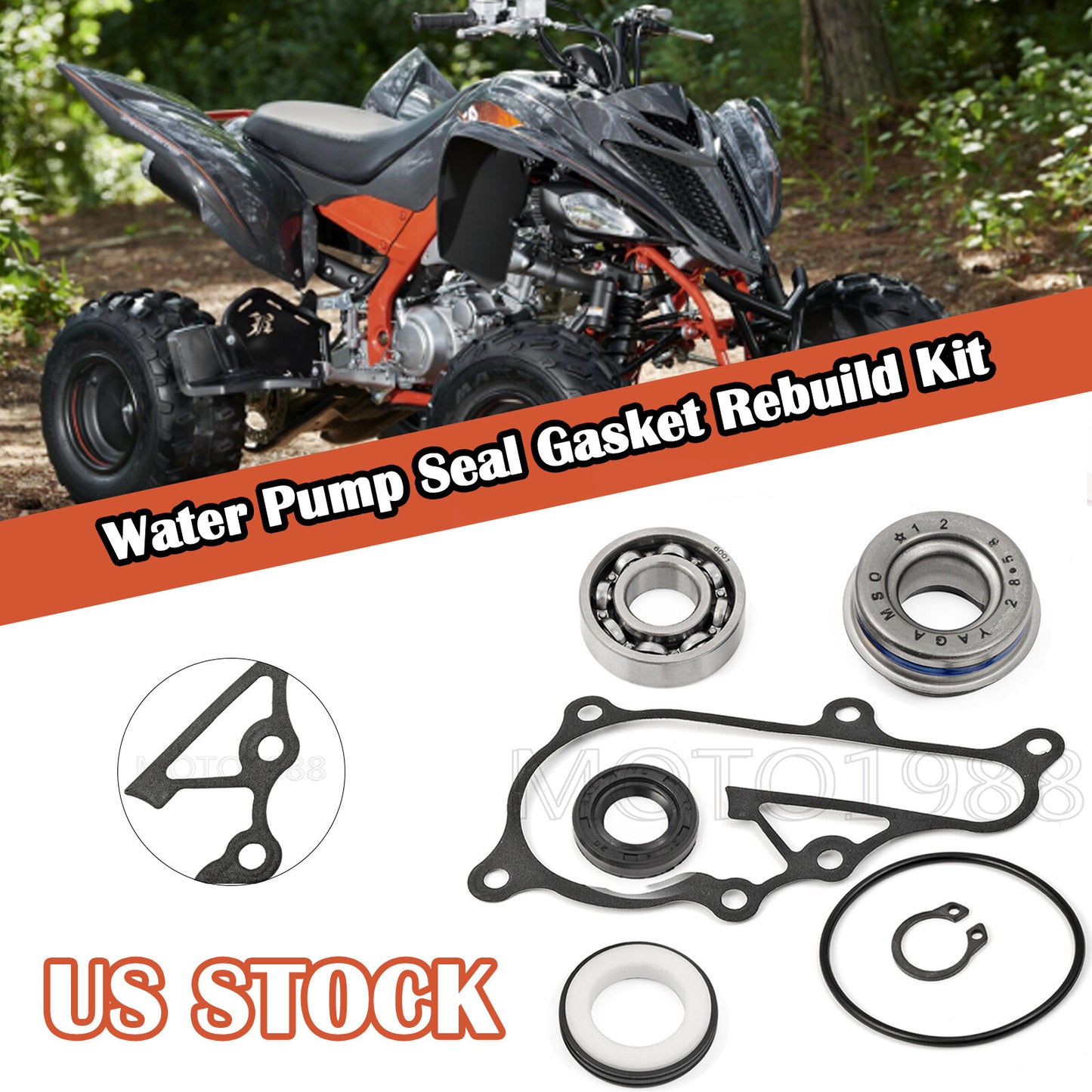 Water Pump Seal Gasket Kit for Yamaha Raptor 700 700R (2006–2021)