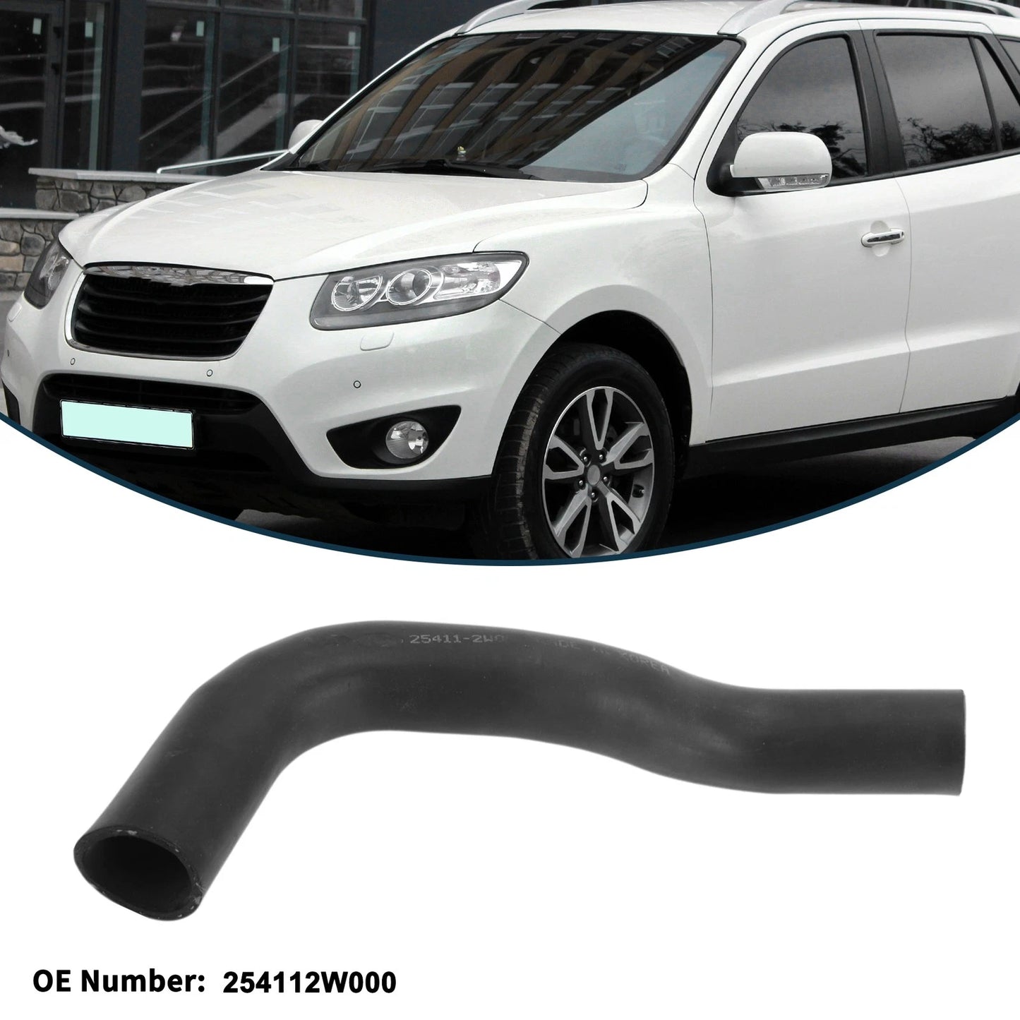 Radiator Hose No. 254112W000 for Santa Fe (2012–2014) Upper Hose