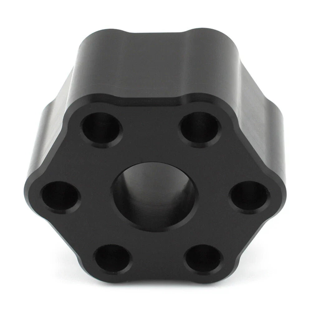 Black Solid Supercharger Coupler Isolator for Jaguar Land Rover 3.0L (2013-17)