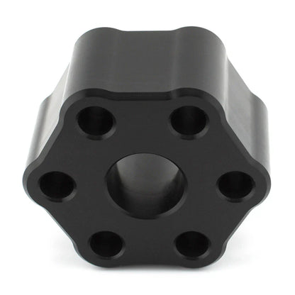 Black Solid Supercharger Coupler Isolator for Jaguar Land Rover 3.0L (2013-17)