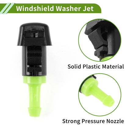 Windshield Washer Nozzle with Hose Connector for Dodge