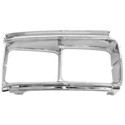 Set of Chrome Headlight Surrounds for Landcruiser FJ80 (1990–1994)