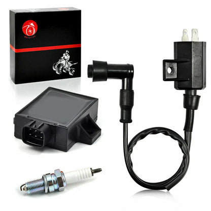 Ignition Coil Spark Plug CDI for Kawasaki Bayou 220/250 (1988–2002)
