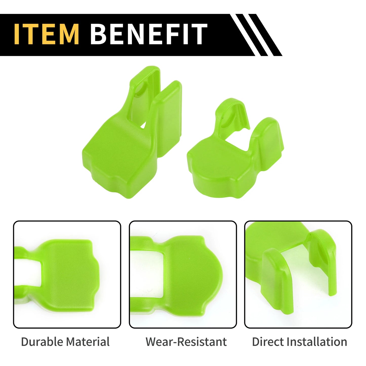 Door Limiting Cover Trim for Jeep Wrangler JL JLU (2018–2024) Green