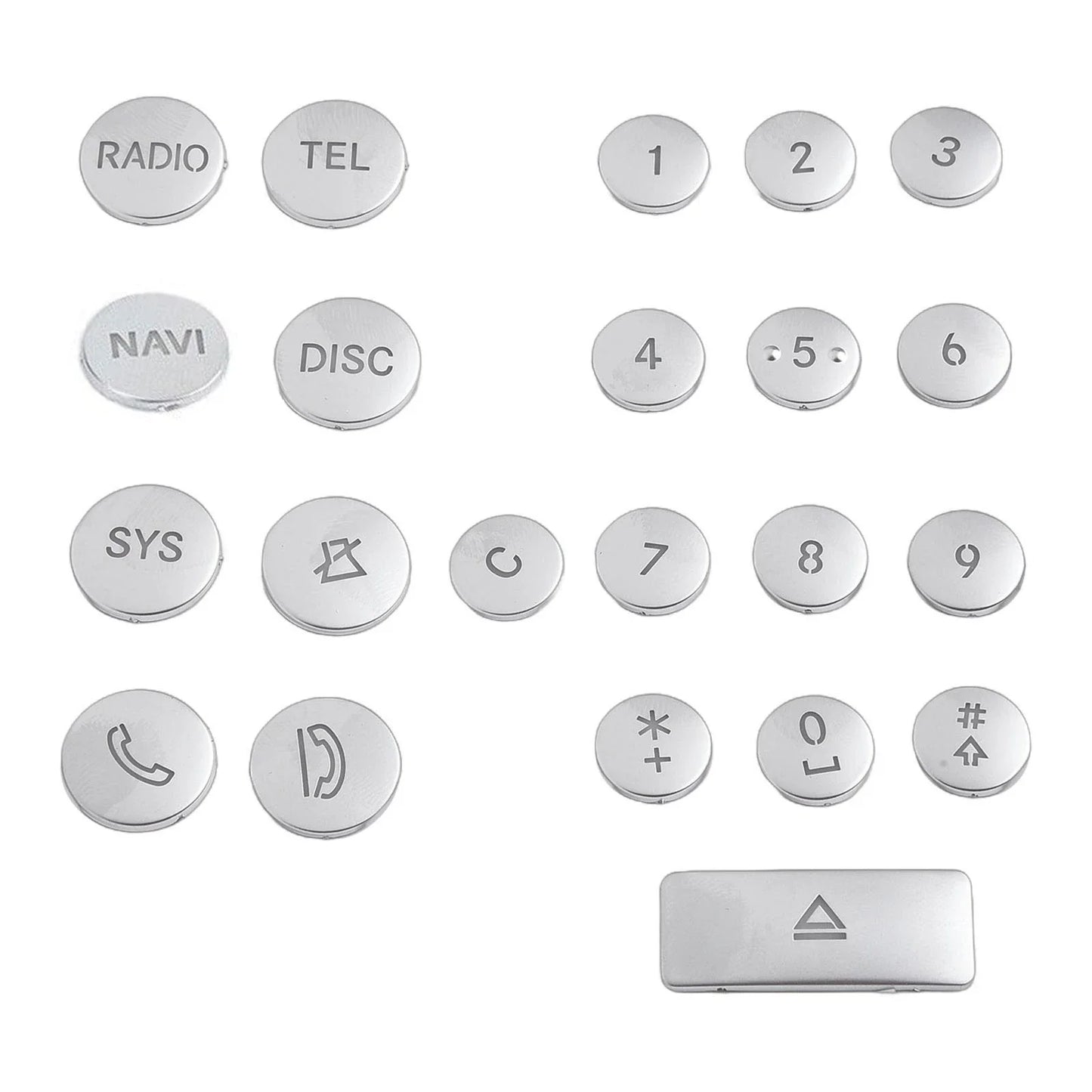 Air Conditioning CD Panel Button Trim for Mercedes C Class W204 GLK X204