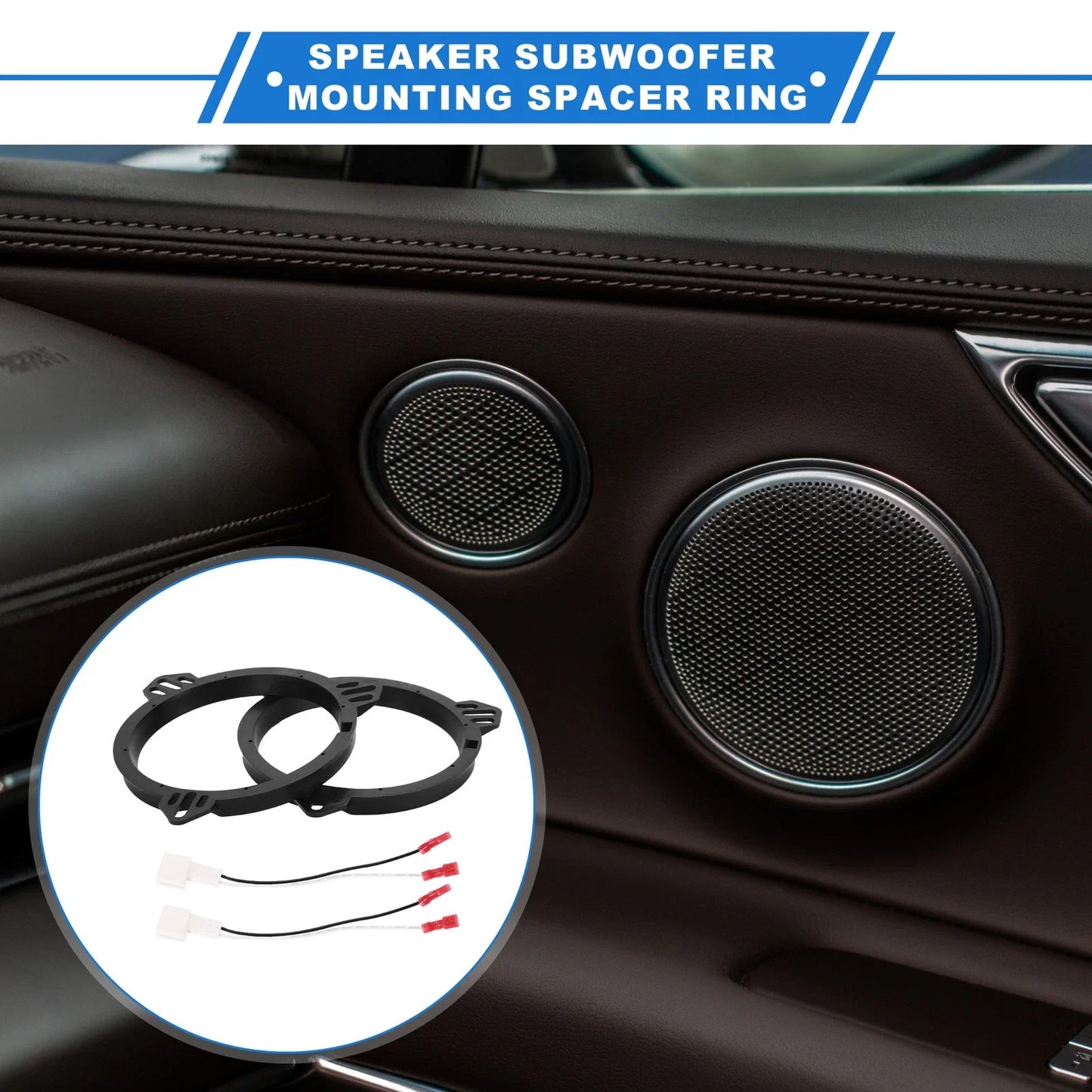 Speaker Spacer Ring Adapter for Scion TC 6.5" Speakers (2005-2010) 2 x Set