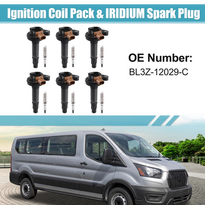 Set of 1 Ignition Coil Pack No. BL3Z-12029-C for Expedition V6 3.5L (2015–2017)