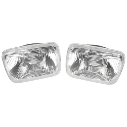 Set of 2 Semi-Sealed Headlights for Nissan Navara (1986–1997)