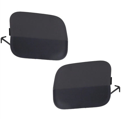 Front Left & Right Tow Hook Eye Cover Caps for Toyota Highlander (2020-2023)