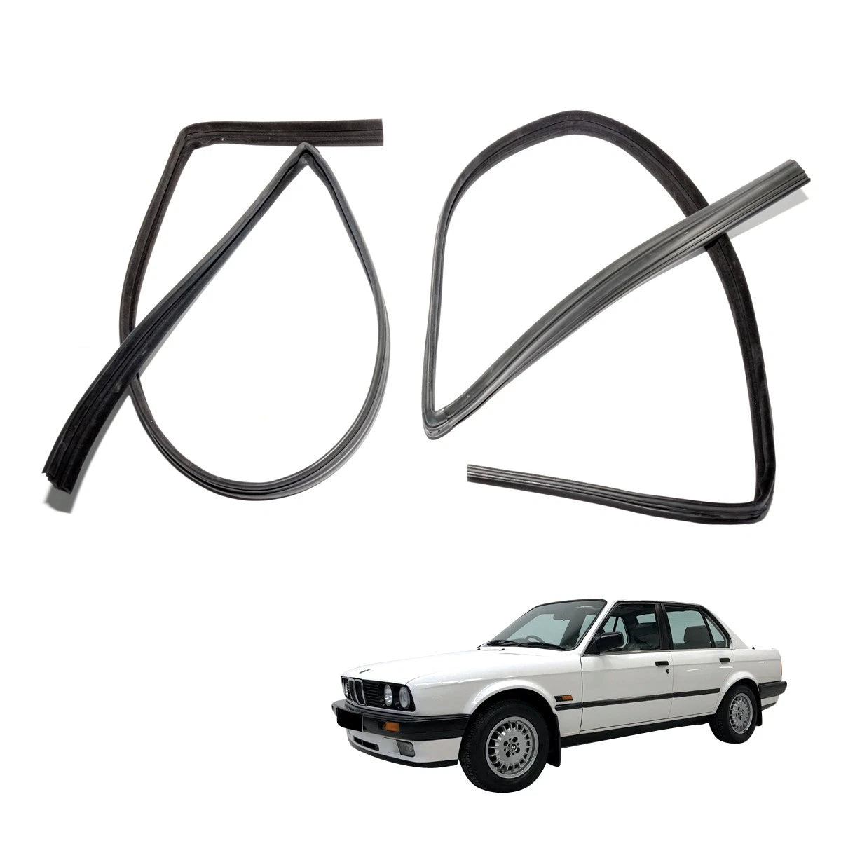 Door Window Glass Run Channel for BMW 3 Series M3 E30 (1984–1991)