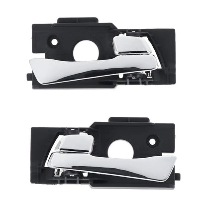 Set of 2 Chrome Inner Door Handles for Hyundai Accent (2011–2019)