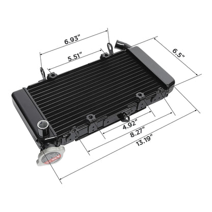 Black Radiator Cooler for Honda CB500F (2019-2021)
