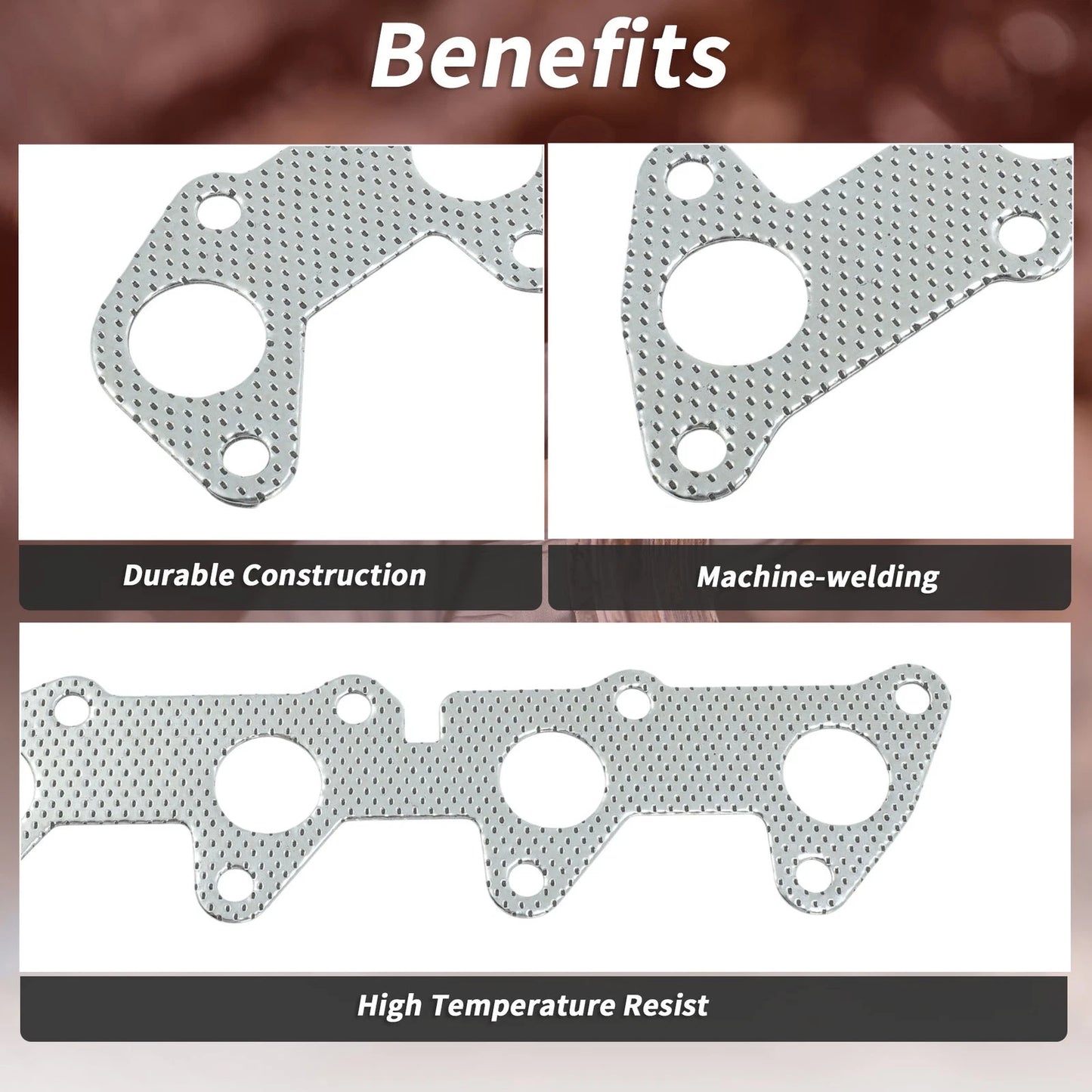 Exhaust Manifold Header Gasket for Hyundai Amica/Atoz (1998–2007) No. 2852102503